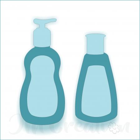 Stanzschablone - Badeschaum + Körperöl